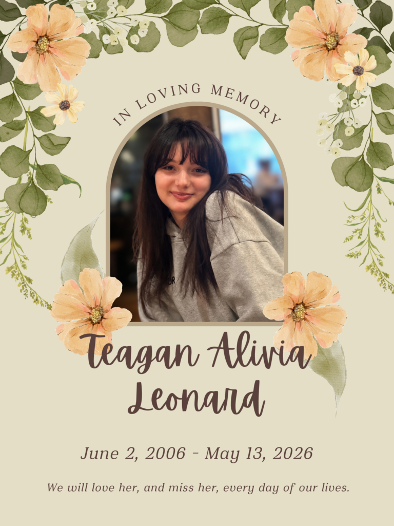 Teagan Leonard Grain Valley, Missouri Obituary, Death: Celebration of Life Announced for Teagan Alivia Leonard of Missouri
